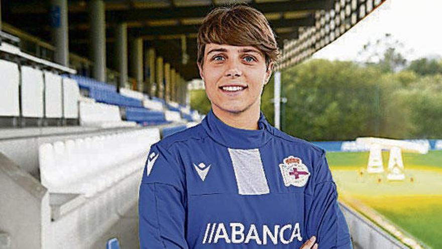 Miriam Ríos, en la ciudad deportiva de Abegondo.