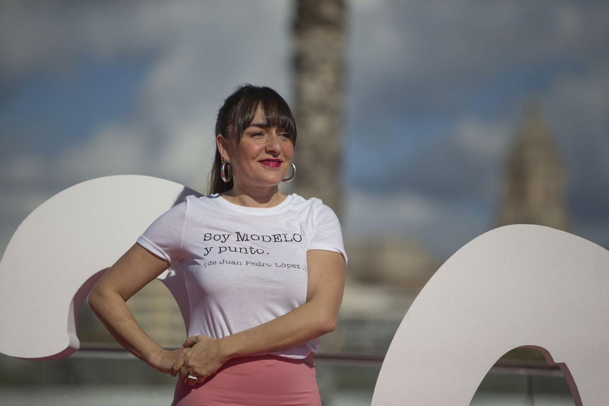 Camiseta de Candela Peña en el Festival de Cine de Málaga