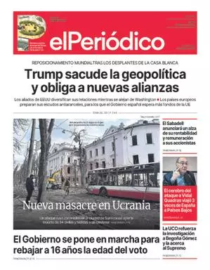La portada de EL PERIÓDICO del 14 de abril de 2025