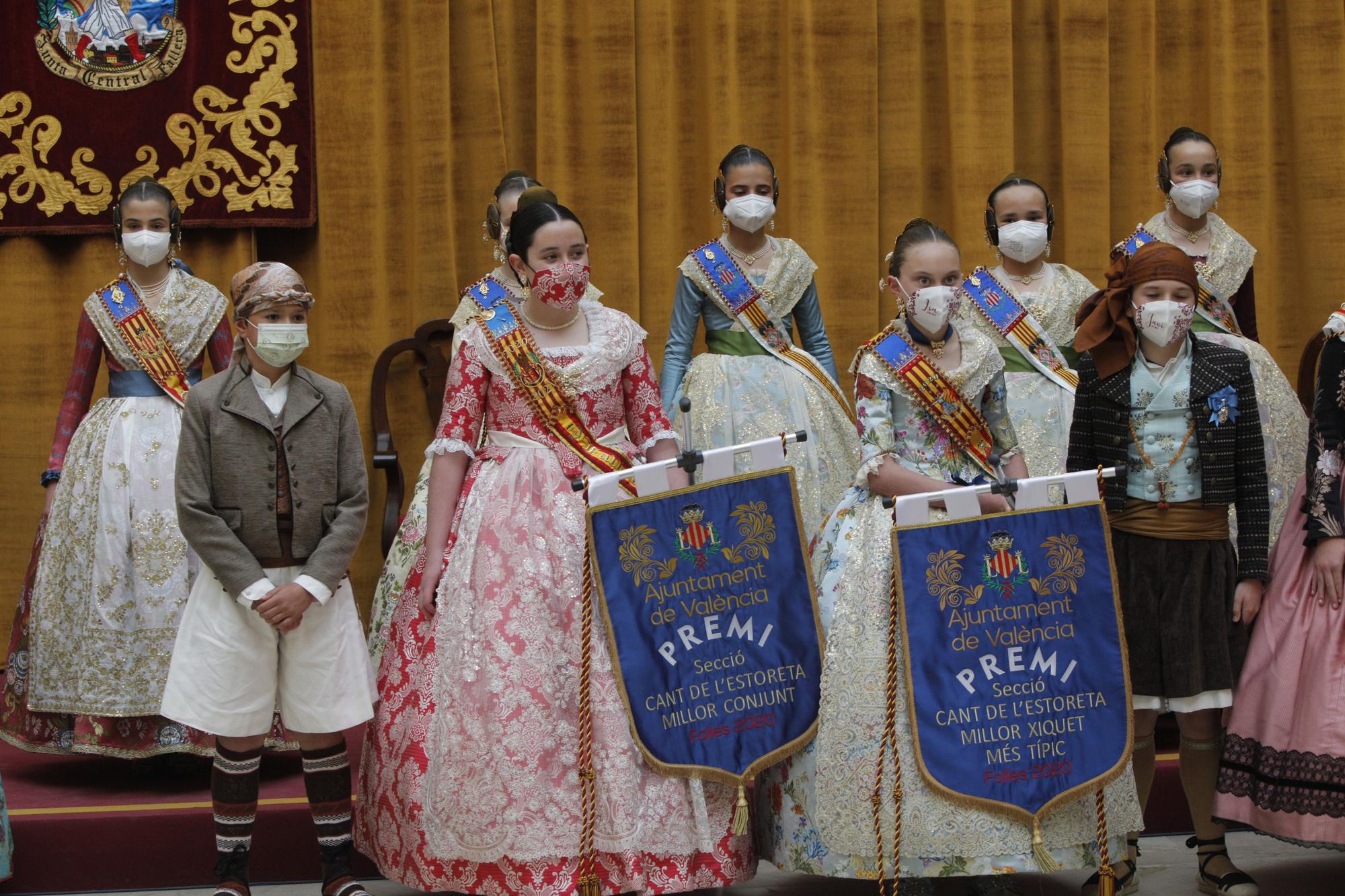 Las fallas infantiles vuelven con los "brillants", fotos y reparto de premios