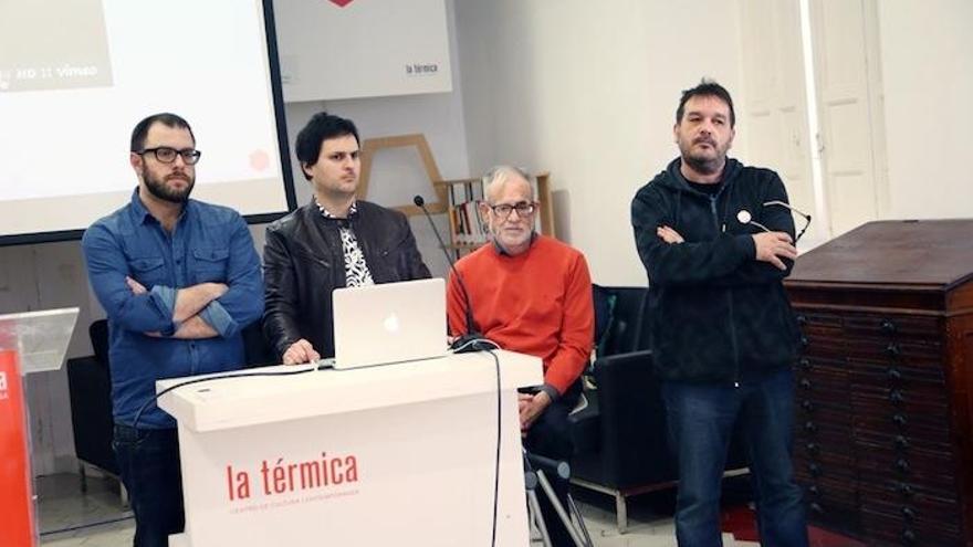 Coordinadores de la cita, en La Térmica.