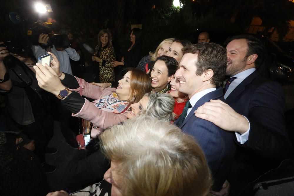 Pablo Casado, en la cena del PP del 8M en Elche