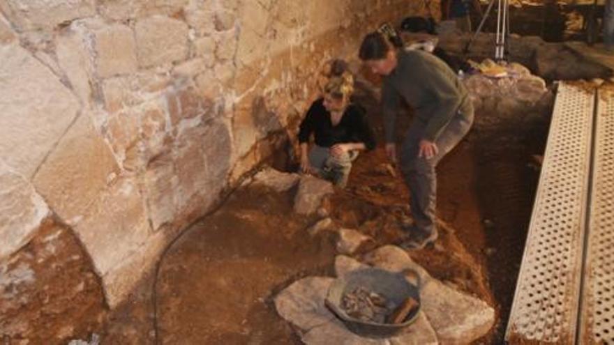 Troben murs romans a l&#039;antic hospital dels Clergues de Girona