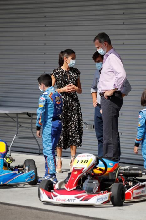 Los Reyes de España visitan el museo de Fernando A