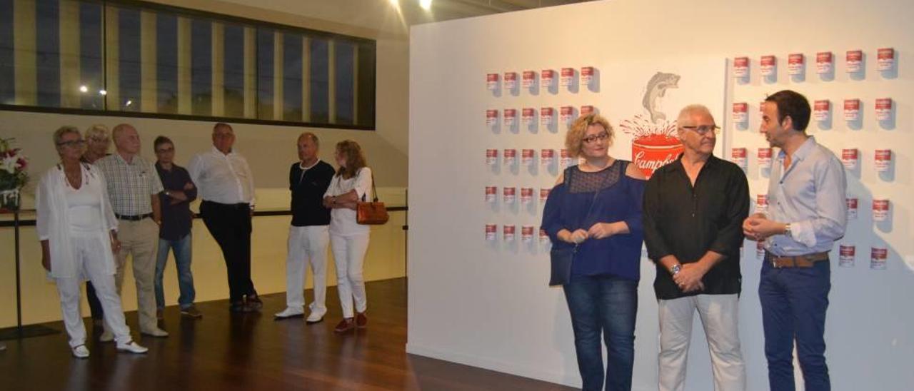 Inauguración de la exposición de Miquel Rossell.