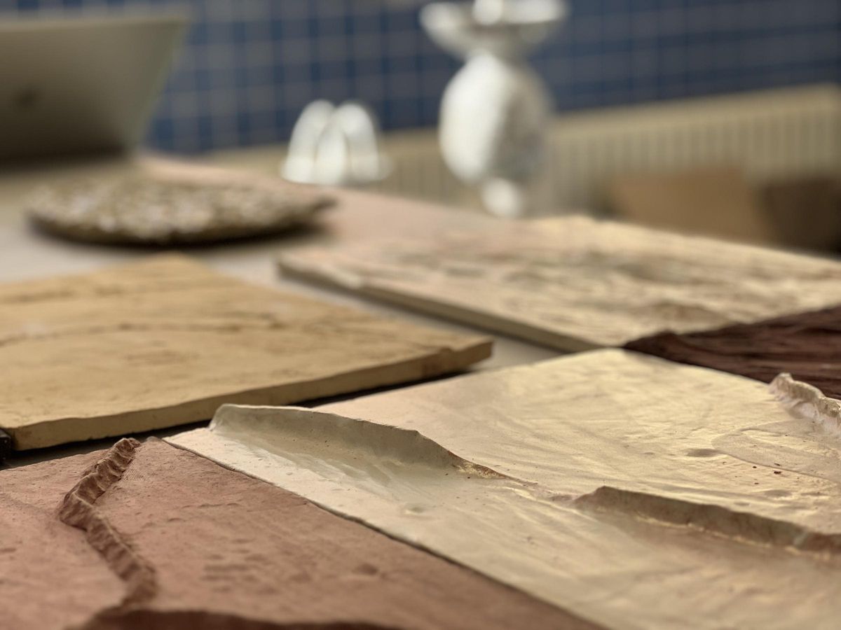 Obra de María García, artista residente en CeramicRes 2024.