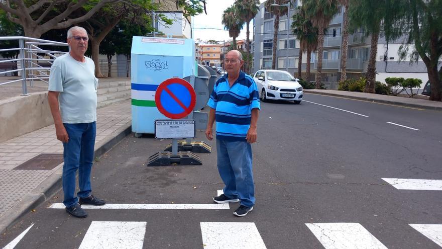 Santa María del Mar rechaza la colocación de contenedores junto a una plaza