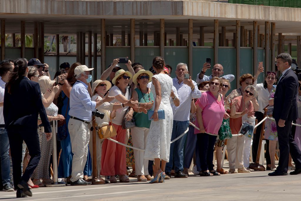 Así ha sido la visita de la reina Letizia a Cartagena