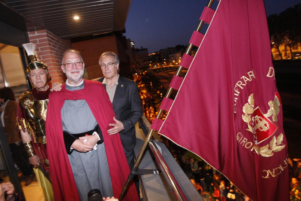 Entrega del pendó dels Manaies de Girona