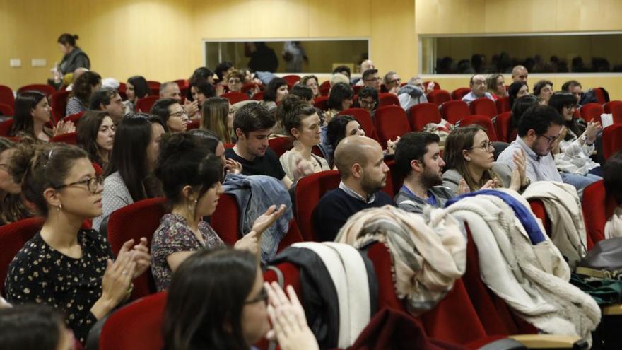 Un momento de la presentación de los trabajos.