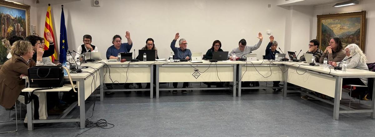 Moment de la votació del pressupost 2026