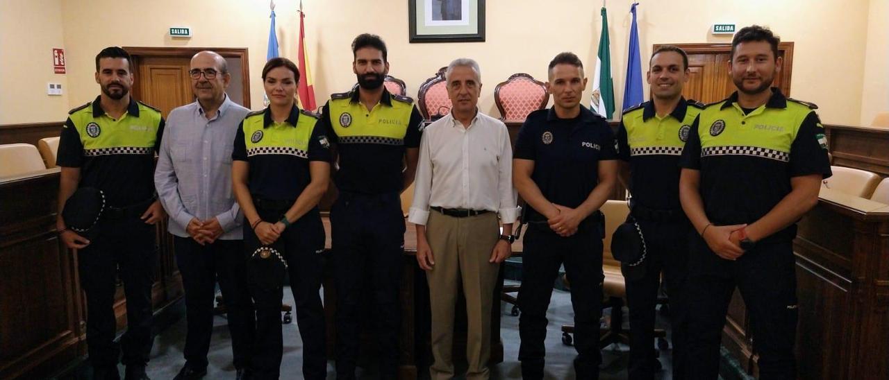 Nuevos policías locales en Lucena.