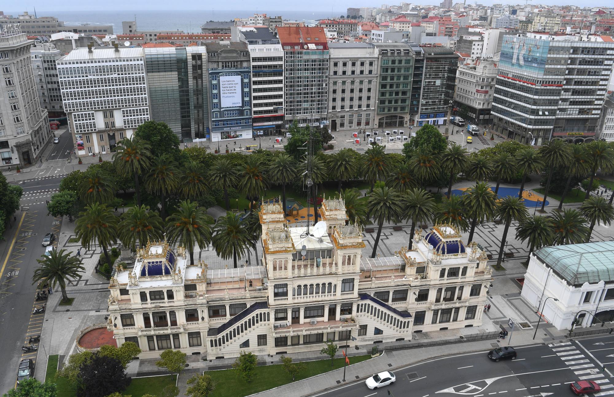 Así se ve A Coruña desde la noria del puerto