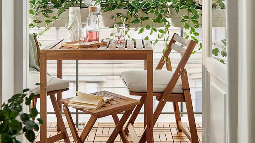 Ikea lanza un taburete multifuncional ideal para terrazas pequeñas