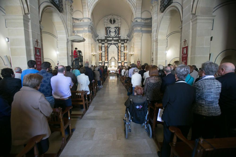 El obispo de la Diócesis de Orihuela-Alicante, Jesús Murgui, ha presidido la Santa Misa Jubilar.