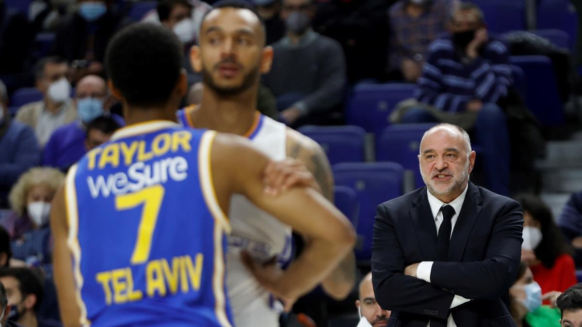 Pablo Laso no quiere que su equipo se confíe ante el Maccabi con el 2-0 en la serie