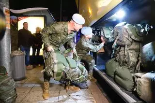Entre el deber y los nervios, 600 militares de la Brigada Guzmán el Bueno parten rumbo a Líbano