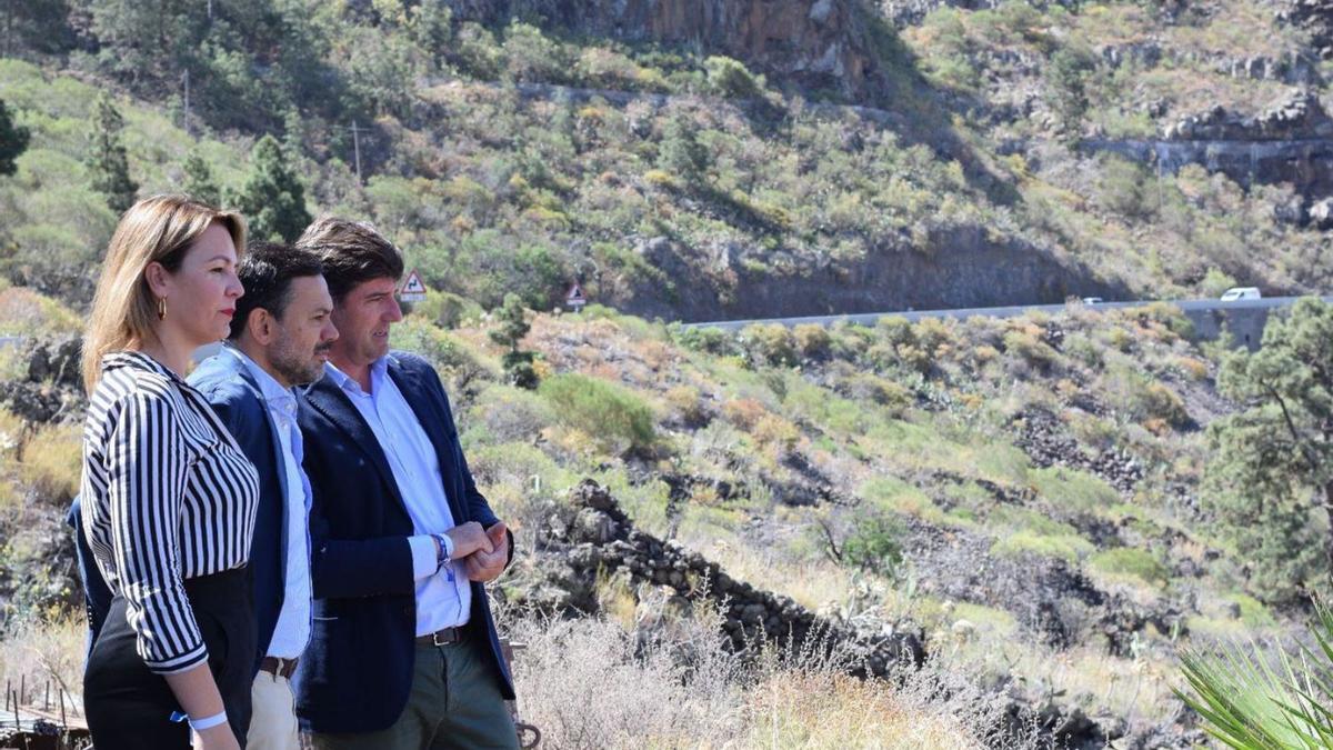 Krysten Martín, Lope Afonso y Emilio Navarro en La Vetita.