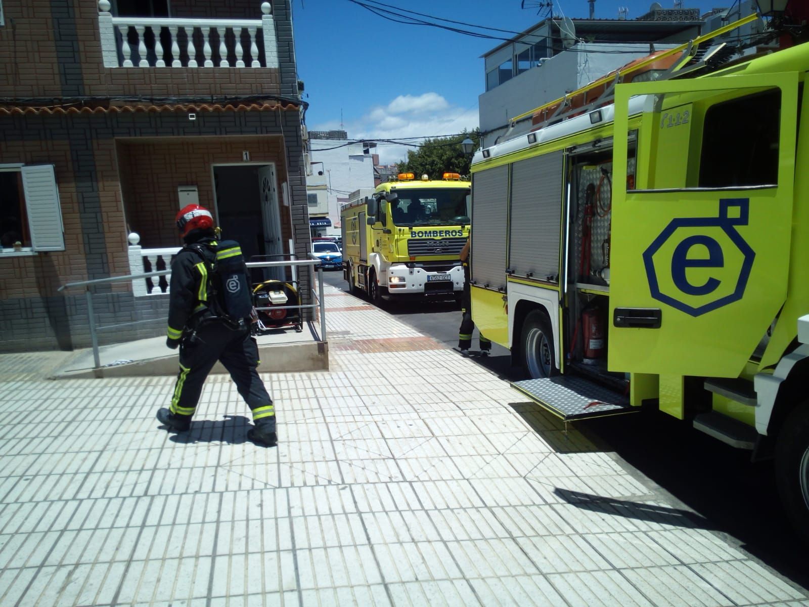 Incendio en una vivienda en Arguineguín