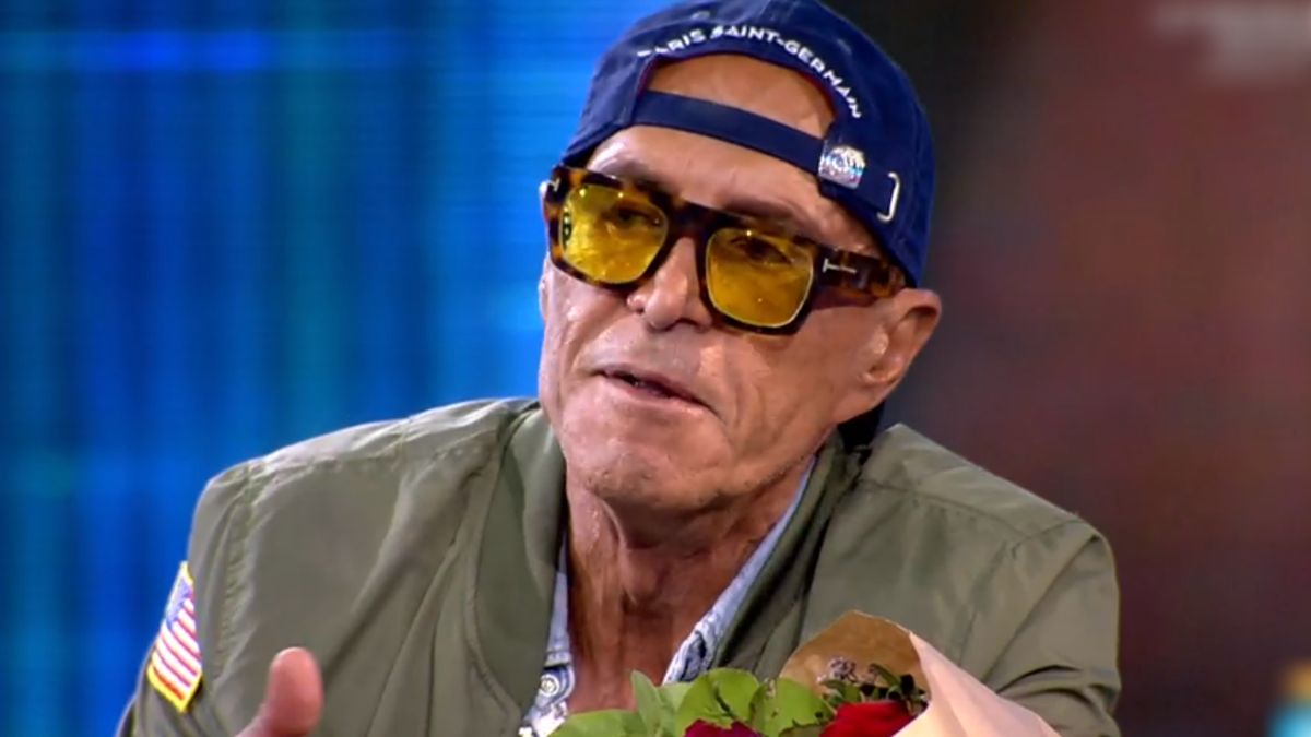 Kiko Matamoros en el plató de 'Supervivientes 2022'