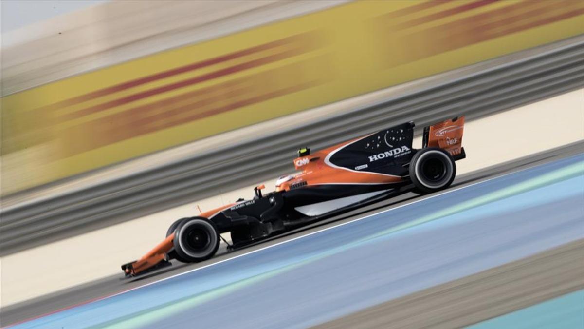 Vandoorne, en la pista de Bahrein