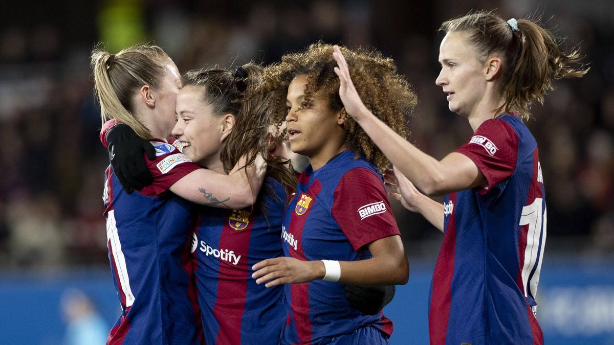 Cronología de fútbol club barcelona femenino contra levante las planas
