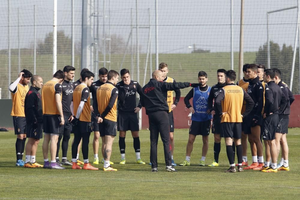 Entrenamiento del Sporting