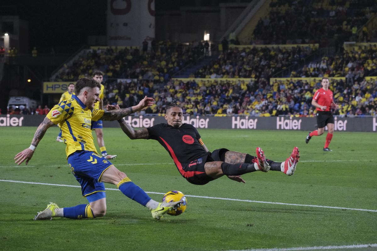 El partido UD Las Palmas-FC Barcelona, en imágenes (0-2)