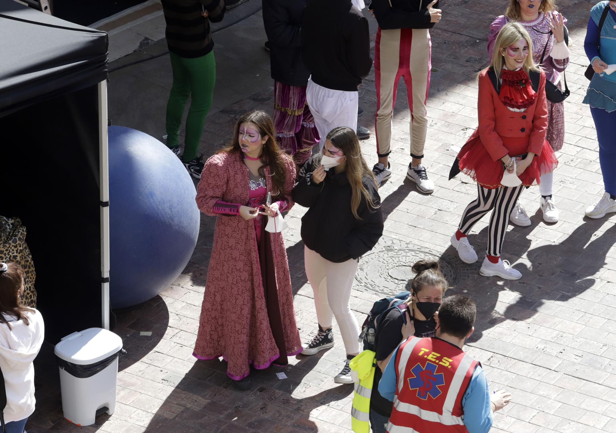 Tercer día del rodaje de 'La chica de nieve', la serie basada en la novela de Javier Castillo, en Málaga