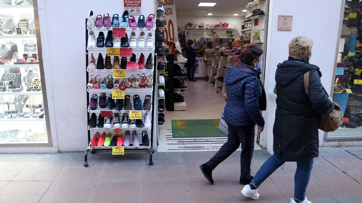 Un comercio en Málaga.