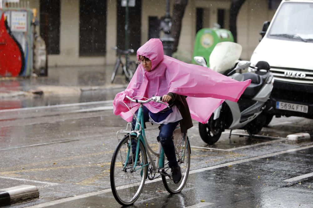 La DANA deja lluvia en València