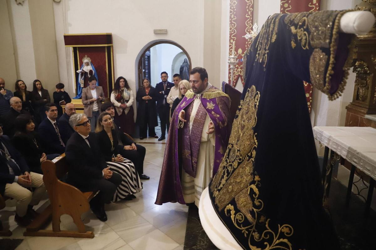 bendición de la túnica de torero de Nuestro Padre Jesús Nazareno Rescatado