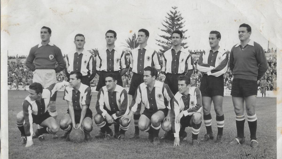 13 de febrero de 1955. Hércules 2-0 Celta. Primera División