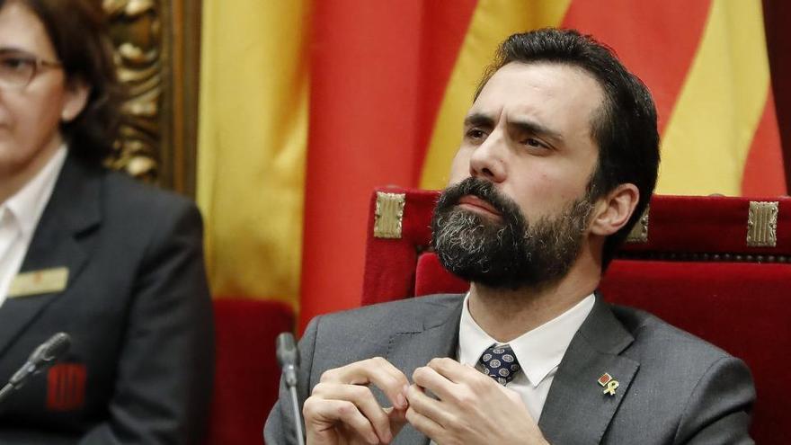 El presidente del Parlament, Roger Torrent.