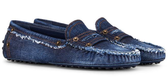 Gommino en denim de Tod's