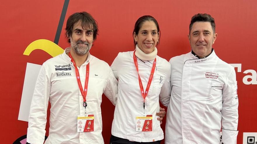 Tres chefs de Mallorca compiten en la final del concurso nacional de tapas y pinchos de Valladolid
