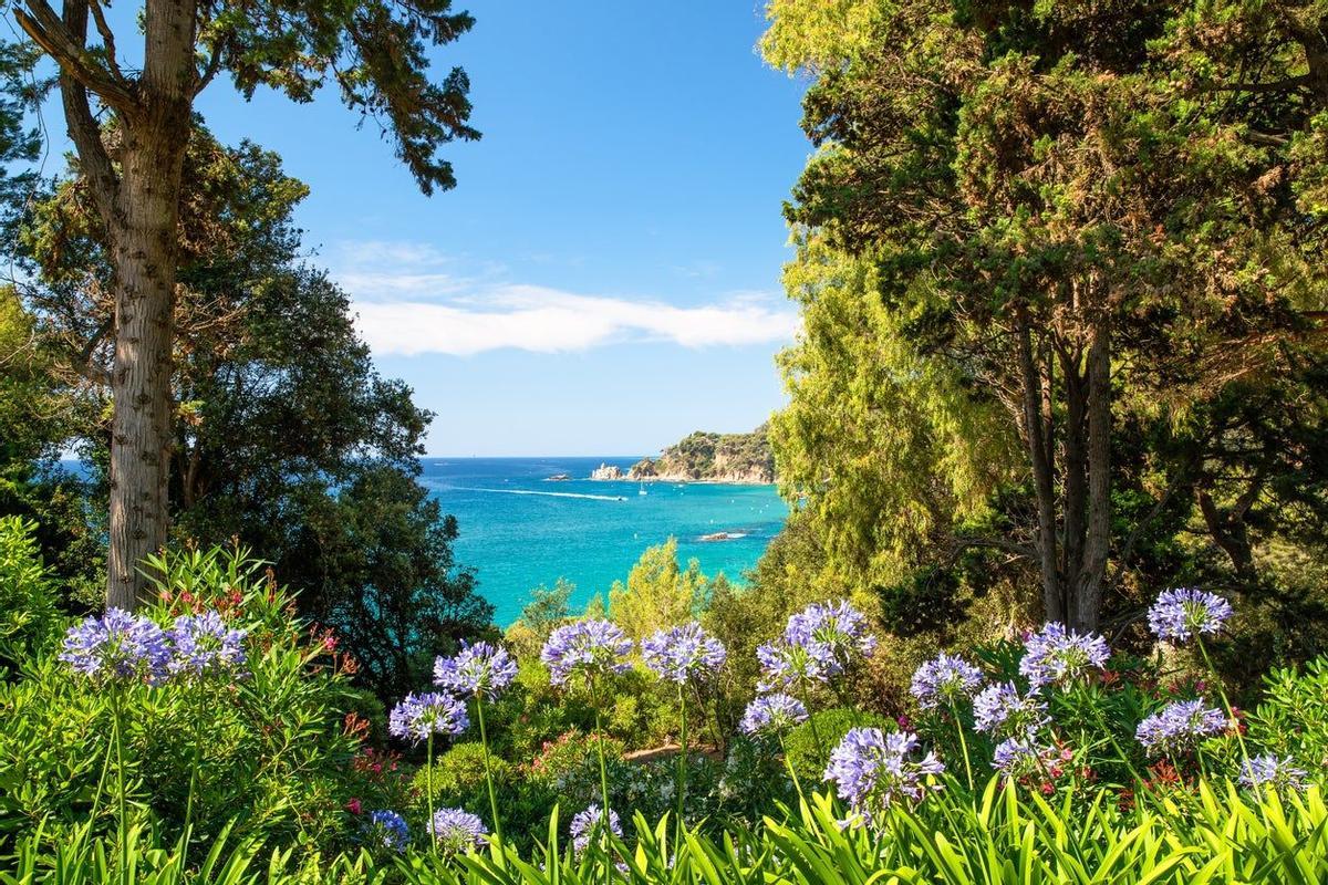 Costa Brava, jardin botánico, Jardines de Santa Clotilde