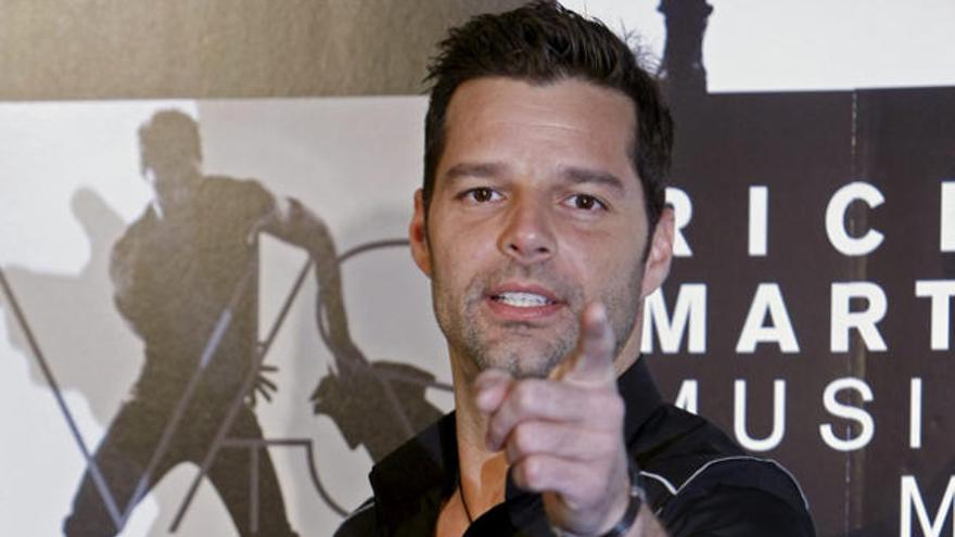 El cantante puertorriqueño, Ricky Martin.