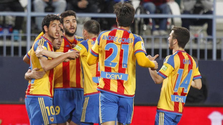 Remontada de mérito del Valencia ante el Málaga