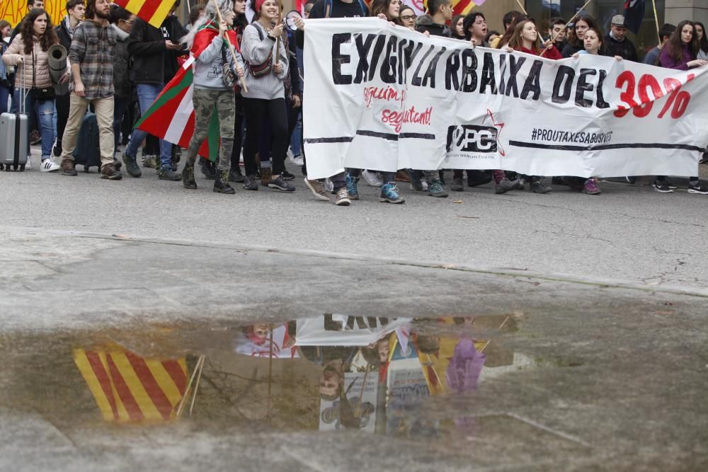 Manifestació Ensenyament i estudiants