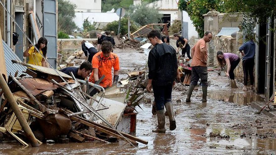 Los destrozos causados por el temporal en Mallorca.