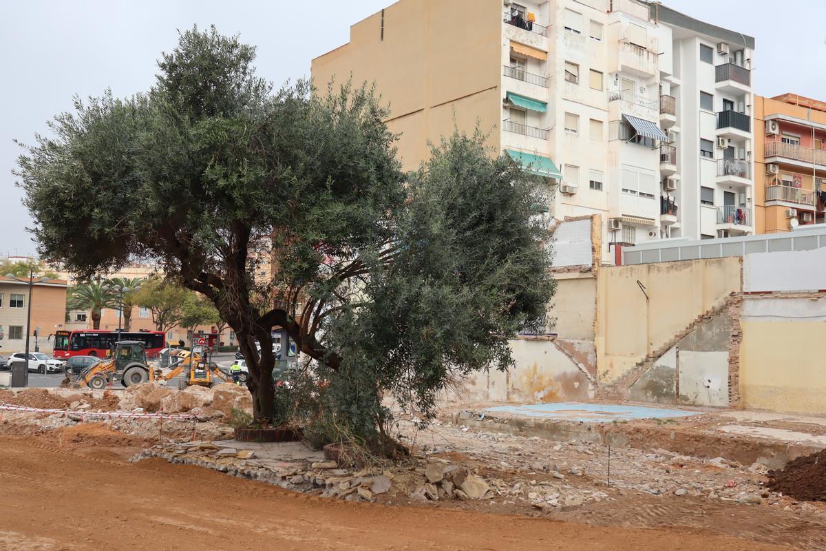 Así marchan las obras en el "agujero de la vergüenza" de Orriols