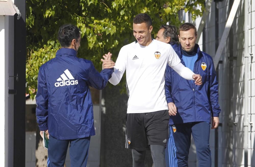 Las mejores imágenes del entrenamiento del Valencia CF