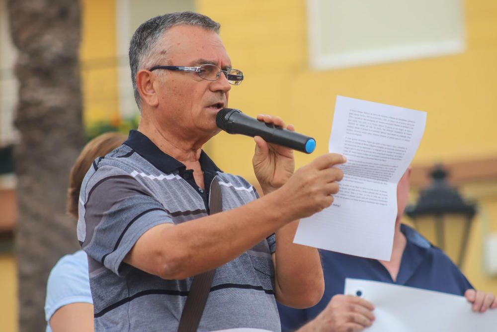 Protesta en San Miguel de Salinas contra la instal