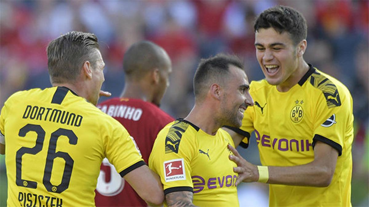 Alcácer sigue 'on fire': marcó el único tanto del Dortmund ante Unión Berlín