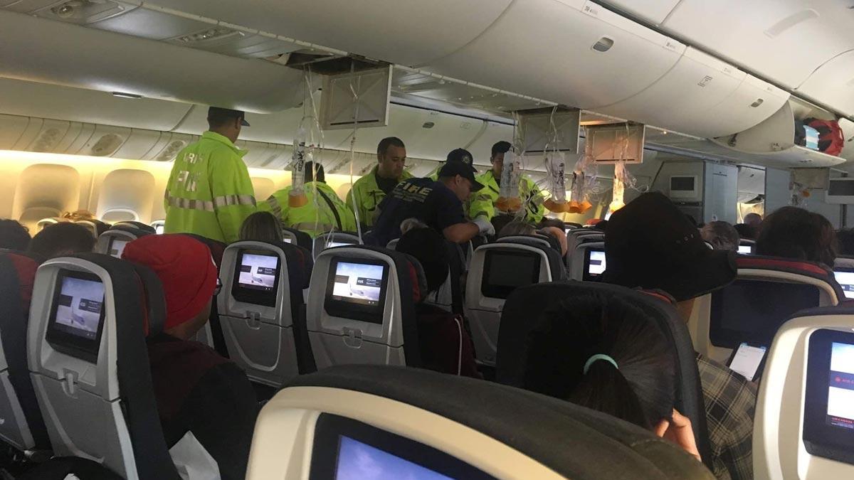 Fuertes turbulencias en un vuelo de Air Canada.