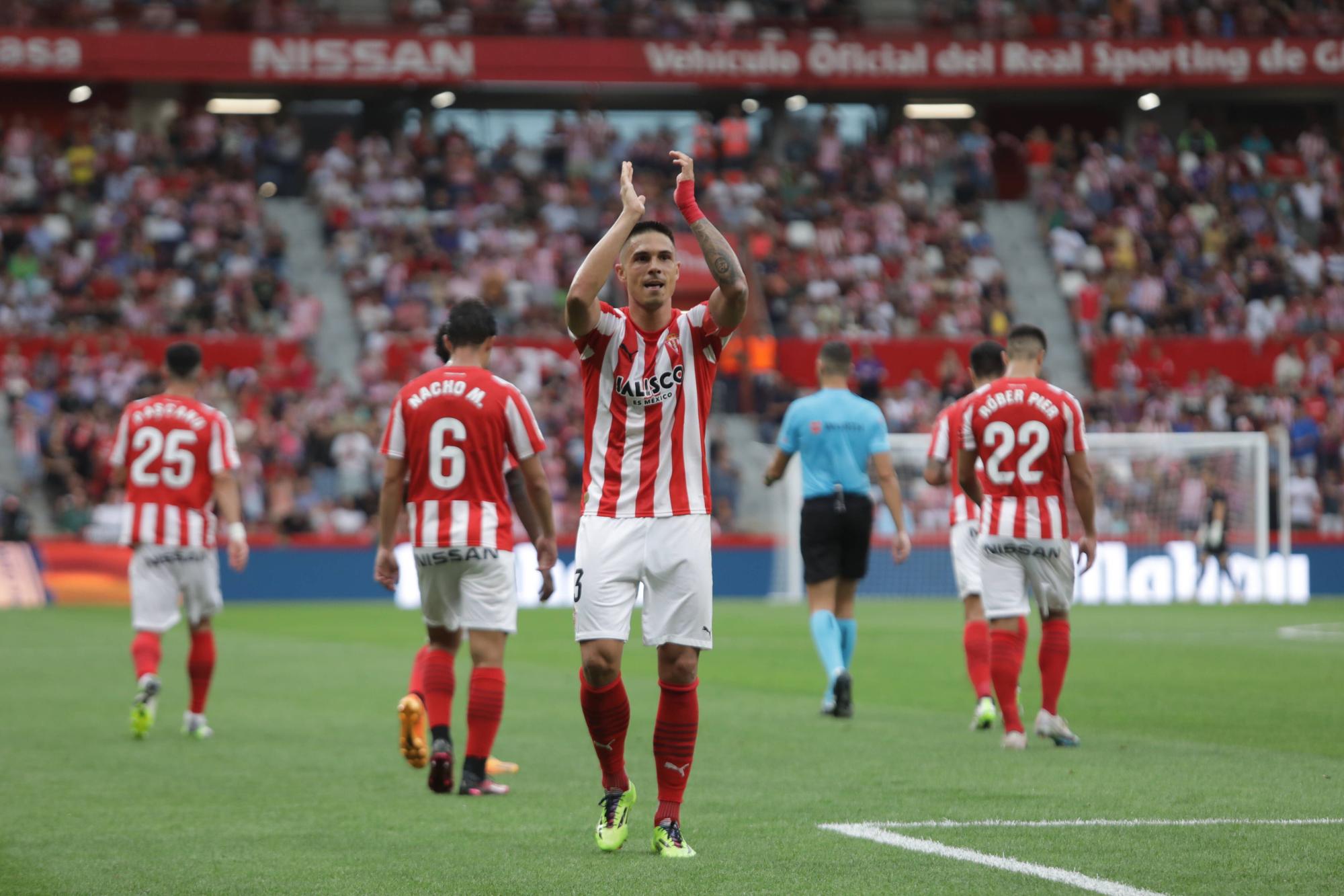 Así fue el partido entre el Sporting y el Mirandés