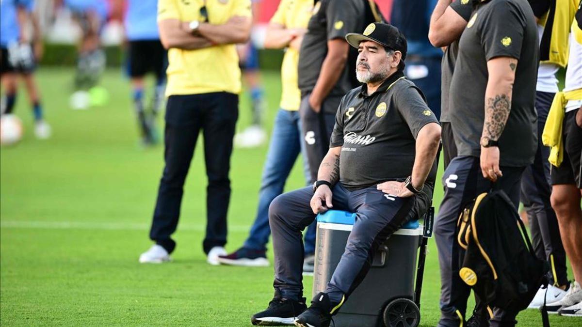 Diego Maradona sumó su segunda derrota consecutiva al mando del Dorados de Sinaloa