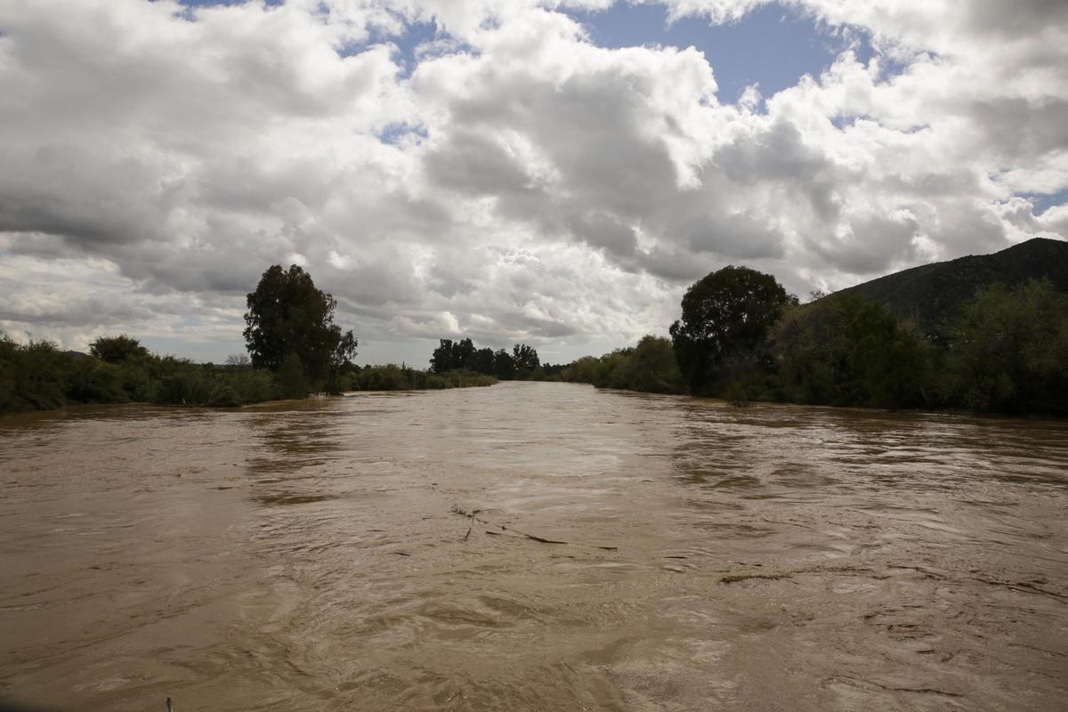 Crecida río Guadalhorce.