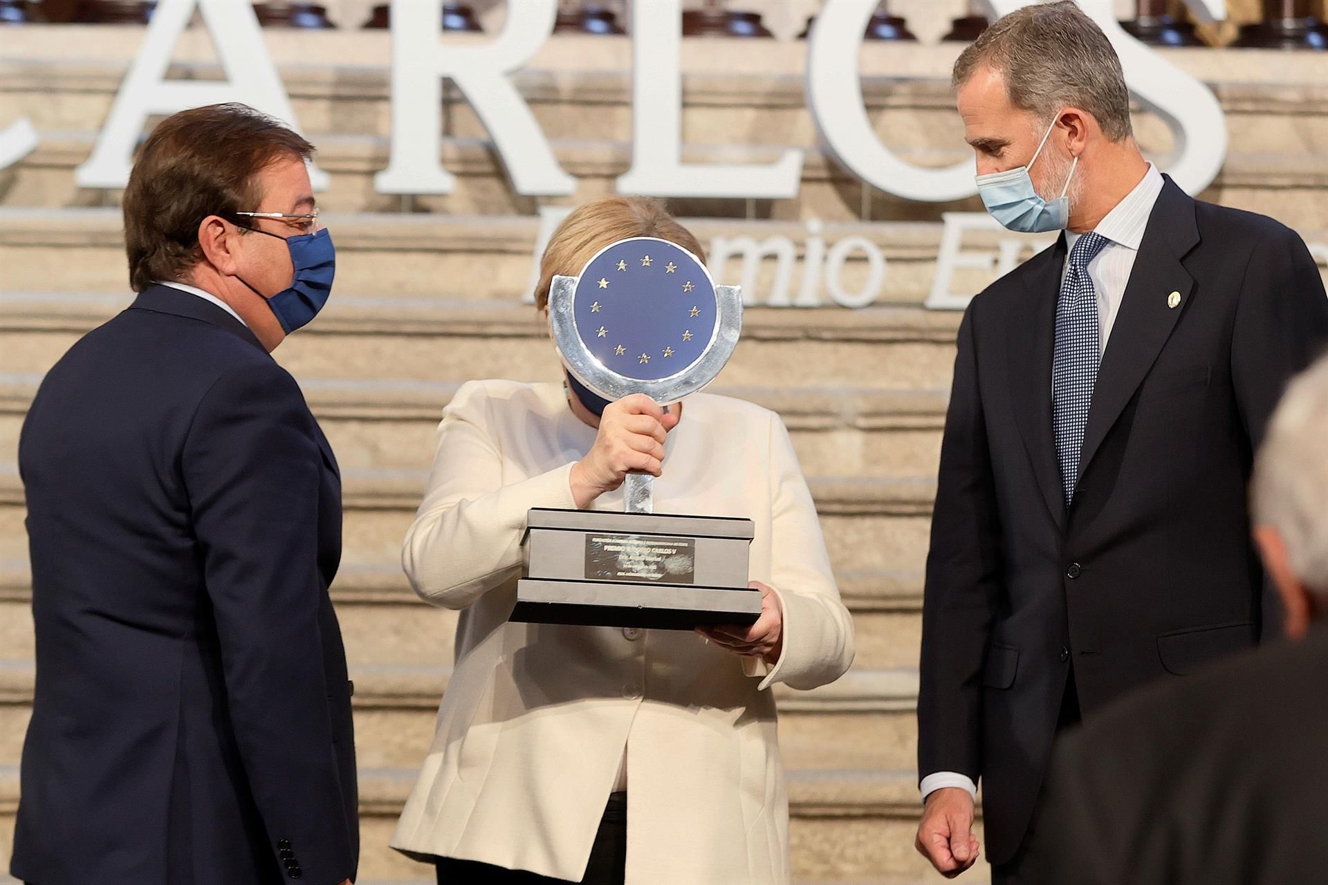 Entrega del premio Europeo Carlos V a Angela Merkel